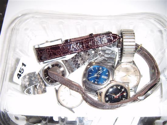 Tudor wristwatch, 2 Omegas etc